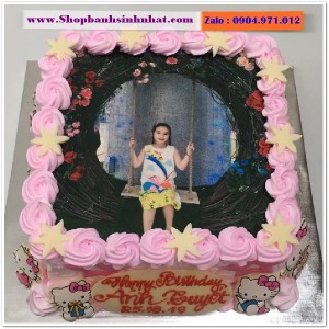 Bánh Sinh Nhật In Hình Ảnh - H62